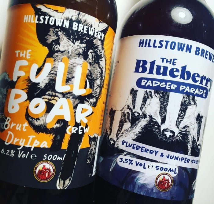 Hillstown Brewery - Full Boar & Blueberry Badger Parade