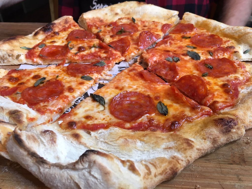 Paddle & Peel Dublin - Pepperoni Pizza Close-Up