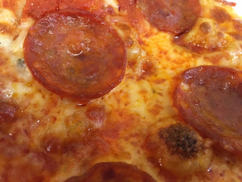 Voodoo Ray's Pizza Shoreditch - Pepperoni Close-Up