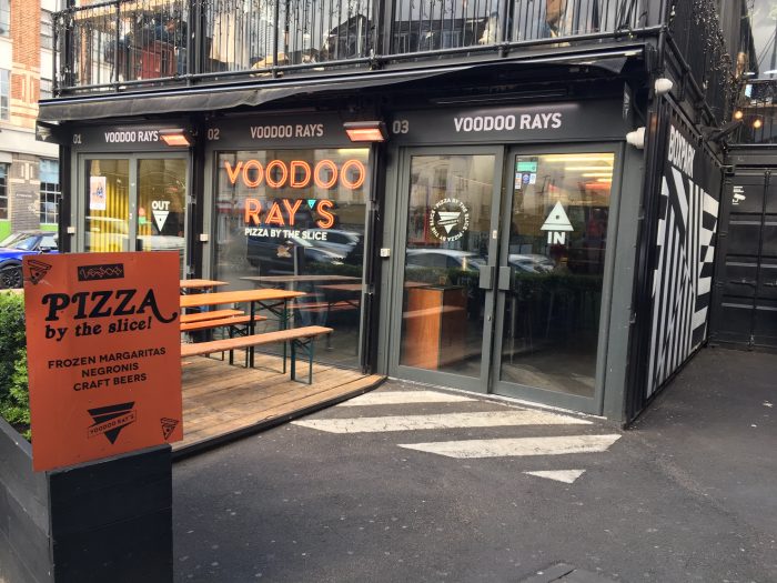 Voodoo Ray's Pizza in Shoreditch, London